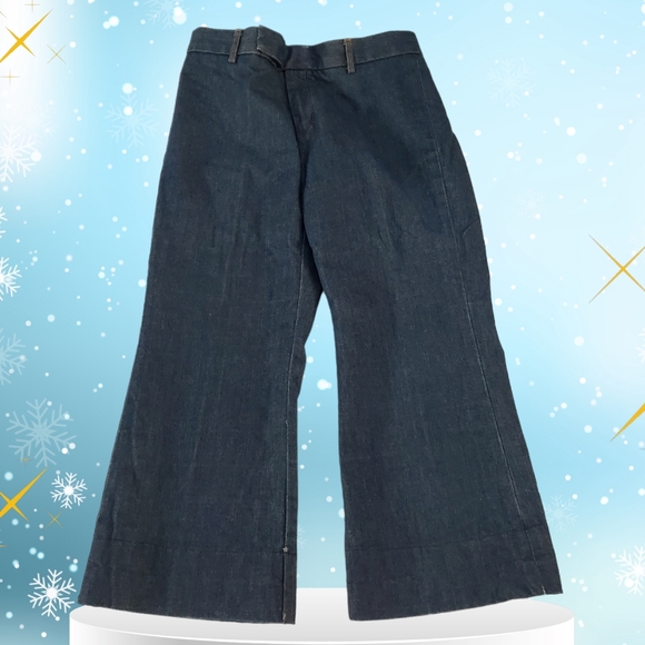 Gap Classic Pleated 100% Cotton Jean Pants  Size 6 - Picture 1 of 12